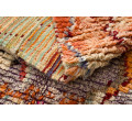 Ručně tkaný vlněný koberec BERBER BJ1020 Boujaad berber Boho, béžový / oranžový