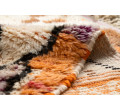 Ručně tkaný vlněný koberec BERBER BJ1250 Boujaad berber Boho, béžový / oranžový