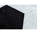 Detský koberec JUNIOR 51553.802 lopta, kruh - čierno / biely 