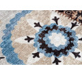 Koberec MIRO 51913.802 patchwork, modrý / hnědý