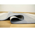 Šňůrkový oboustranný koberec Brussels 205248/10310 modrý/krémový