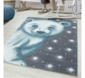 Dětský koberec Bambi medvěd modrý