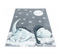 Detský koberec Bambi spiaci dráčik modrý 
