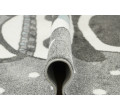 Dětský koberec Lima 9371A šedý/tyrkysový