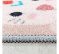 Detský protišmykový koberec Play triedy sivý