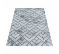 Koberec Naxos mozaika sivý