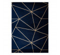Koberec EMERALD exkluzivní 1013 glamour, styl geometrický granátový / zlatý