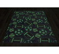 Protišmykový detský koberec Lumine lopty - svietiaci