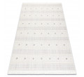 Šňůrkový koberec NANO FH69A Romby bílo - šedý