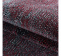 Koberec Ottawa vlny červeno sivý