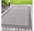 Šnúrkový koberec Aruba sivý / krémový 