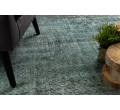 Ručně tkaný vlněný koberec Vintage 10494 rám / ornament, zelený