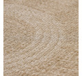 Šňůrkový koberec Comilla béžový, kruh