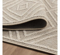 Šnúrkový koberec Patara kosoštvorce béžový