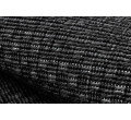 Šnúrkový koberec SIZAL TIMO 0000 čierny kruh 