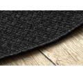 Šňůrkový koberec SIZAL TIMO 0000 černý kruh