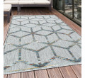 Šnúrkový koberec Bahama 3D romby multicolor