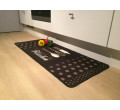 Kuchynský koberec sivý