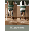 Set dvou barových židlí LBC089C01 (2 ks)