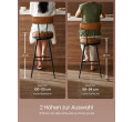 Set dvou barových židlí EKHO LBC889K01