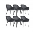 Set šiestich jedálenských stoličiek LDC088G01-6 (6 ks)