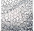 Hotová záclona AIDEN stříbrná - na průchodkách