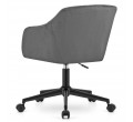 Kancelářská židle MINK sametová tmavě šedá