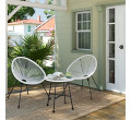 Záhradné stoličky so stolíkom GGF013W02