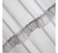 Hotová záclona ARIANA stříbrná - na průchodkách
