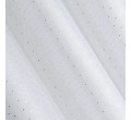 Hotová záclona SIBEL bílá / stříbrná - na průchodkách