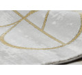 Koberec EMERALD exkluzivní 1010 glamour, styl kruhy krém/zlatý