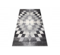 Koberec KAKE 25812677 Geometric - Romby 3D sivý/čierny