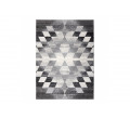 Koberec KAKE 25812677 Geometric - Romby 3D sivý/čierny