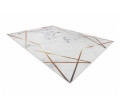 Koberec protišmykový ANDRE 1220 Marmur, geometrický - biely