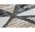 Koberec SIZAL COOPER Mozaika 22208 ecru/černý