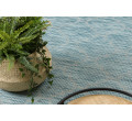 Koberec šnúrkový SIZAL PATIO ploské tkanie 3069 koniczyna marokánska  - morsky modrý