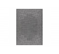 Koberec šňůrkový SIZAL PATIO ploské tkaní 3071 Řecký ramka - černý