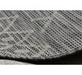 Koberec šňůrkový SIZAL PATIO ploské tkaní 3077 Boho - černý
