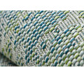 Koberec šňůrkový SIZAL SION Romby 22184 ploské tkaní zelený/modrý/bílý