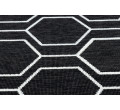 Koberec SPRING 20404993 Hexagon šňůrkový - černý