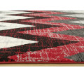 Koberec Sumatra D581A červený / černý / bílý / šedý
