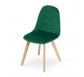 Jídelní židle BORA samet - zelená