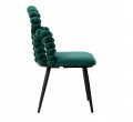 Jídelní židle BUBBLE BEAM sametová zelená 873756