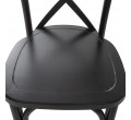 Jídelní židle DREV černá 875743
