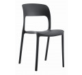 Set tří židlí IPOS černé (3ks)