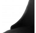 Jídelní židle LOUIS RIBBON sametová černá 848938