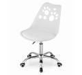 Otočná židle PRINT - bílá