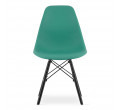 Jedálenská stolička OSAKA zelená (čierne nohy)