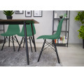 Set troch jedálenských stoličiek OSAKA zelené (čierne nohy) 3ks