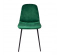 Židle SLANK sametová smaragdová ALL 813776